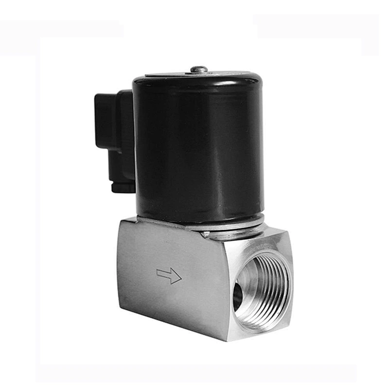 1/4 inch Pilot Operated Piston Air Water Stainless Steel 220VAC Solenoid Valve