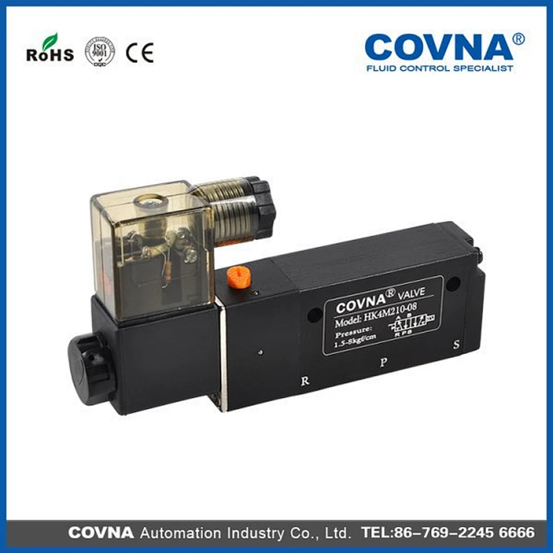 COVNA 5 Way 4V Series Solenoid Valve with Single/Double Coil