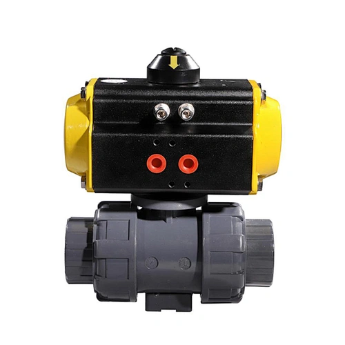 Pneumatically Actuated 1/2 PVC Ball Valve
