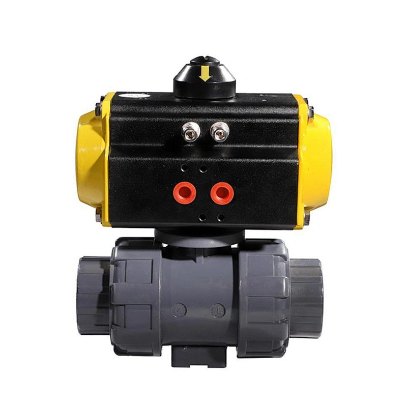 Pneumatically Actuated 1/2 PVC Ball Valve