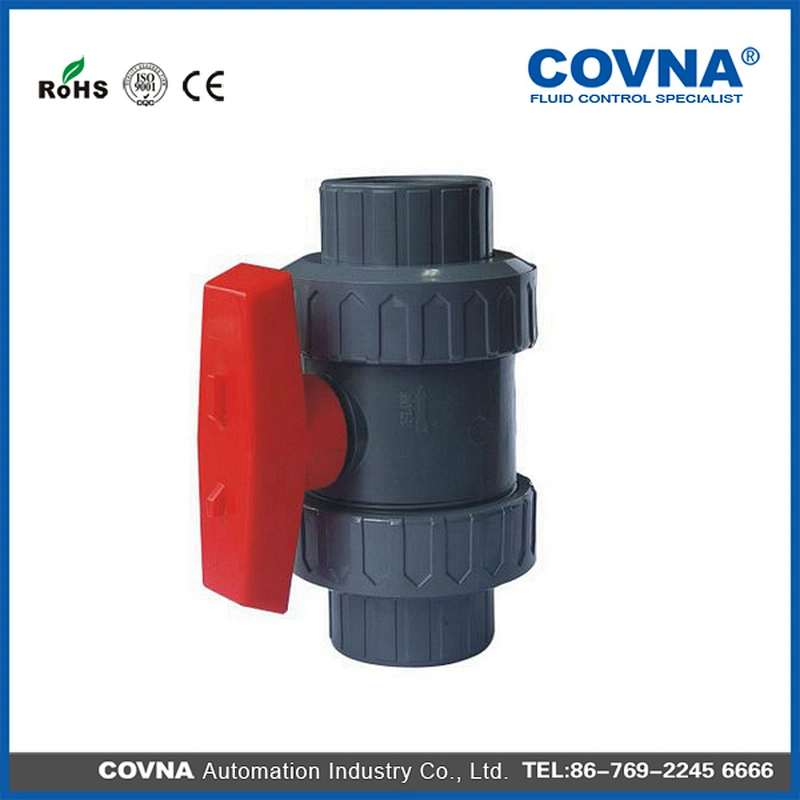 2 Way Double Union Ball Valve / Pipe Fitting for Water
