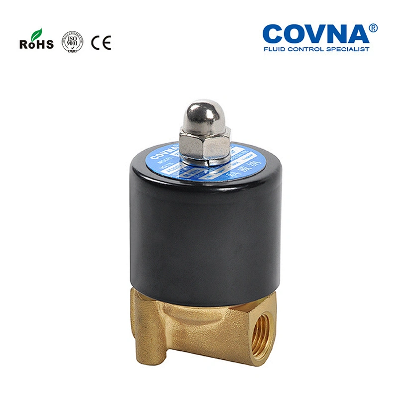 AC230v 2 way direct acting Brass Mini water gas solenoid valve