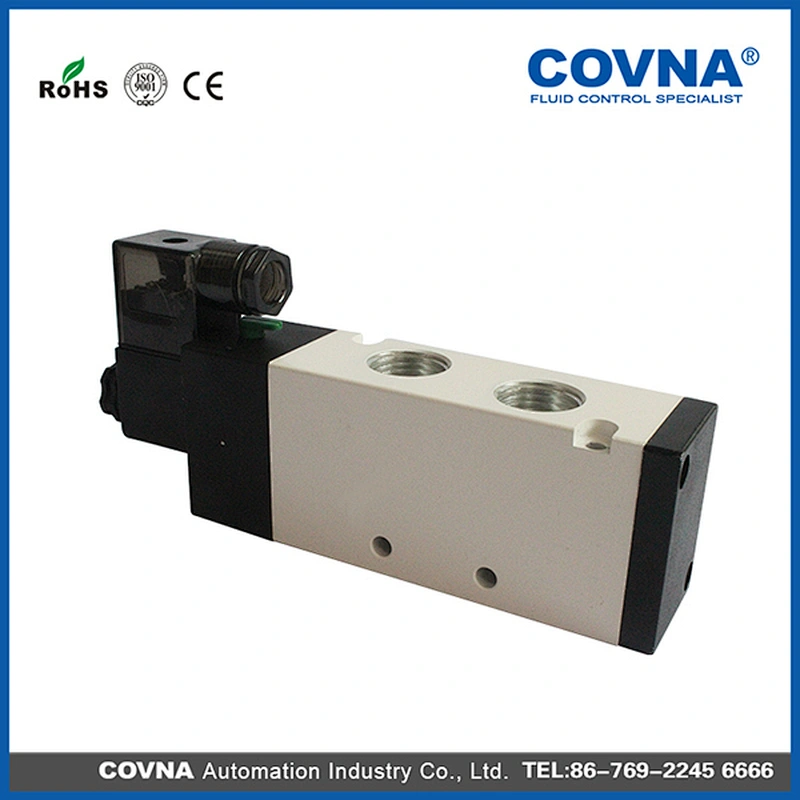 Solenoid Valve, 24V 1.0W 0.1-1 Mpa 1/8 Inch Solenoid Powered Air Valve