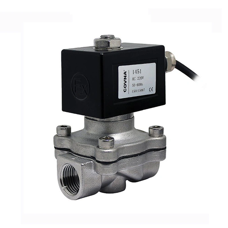 COVNA DN20 3/4 inch 2 Way DC AC Normally Closed Stainless steel CF8 explosion Solenoid Valve