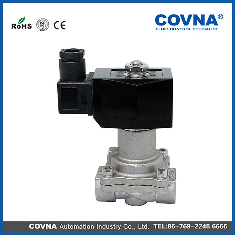 2/2 Way 50 Bar High Pressure Water Pilot Solenoid Valve