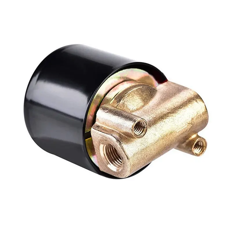 COVNA DN8 1/4 inch 2 Way 110V AC Normally Closed Brass Mini Solenoid Air Valve