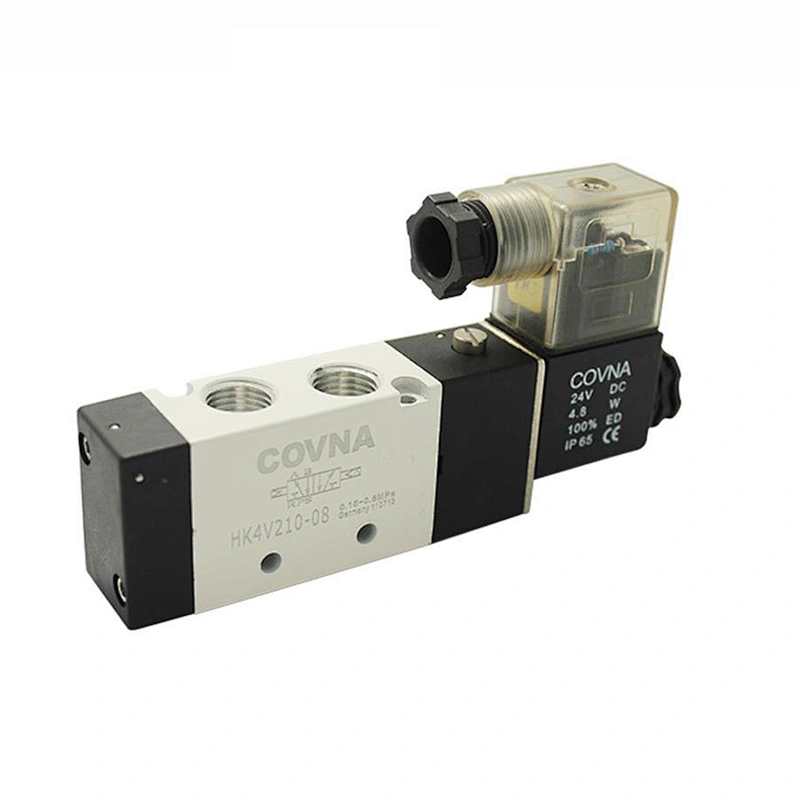 4V210 08 1/4 inch DC24V Single Coil Air Pneumatic Solenoid Valve