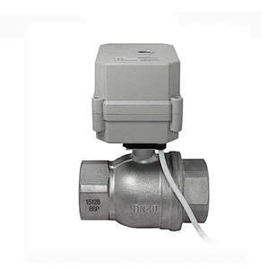COVNA DN15 1/2 inch 2 Way 24 Volt 1000WOG CF8M Stainless Steel Mini Ball Valve with Electric Drive