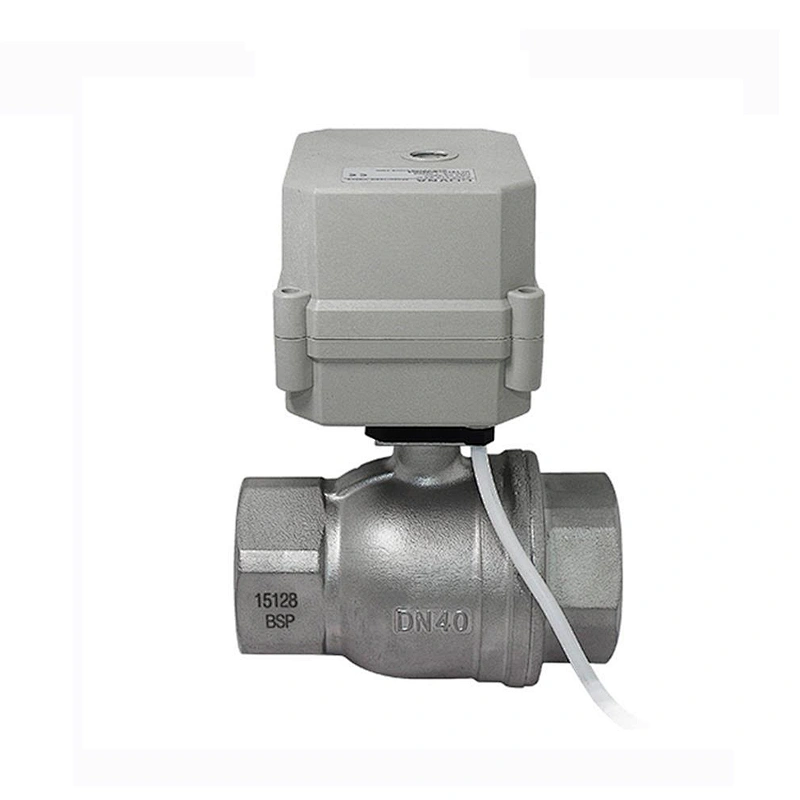 COVNA DN15 1/2 inch 2 Way 24 Volt 1000WOG CF8M Stainless Steel Mini Ball Valve with Electric Drive
