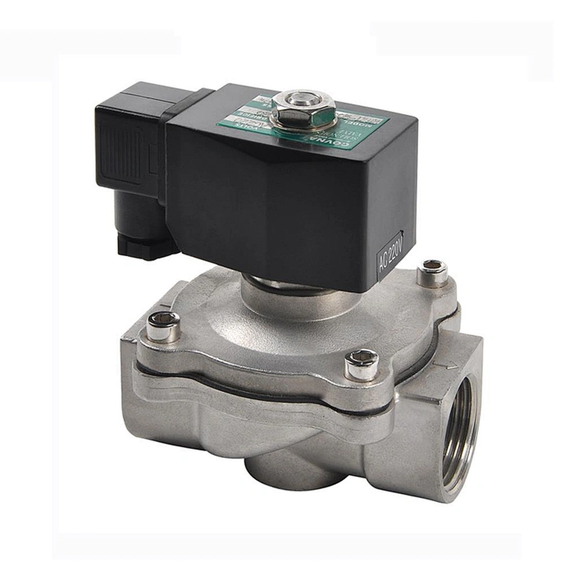 COVNA Valve Manufacturer 2 Way 12V 24V Electric Air Water Solenoid Valve