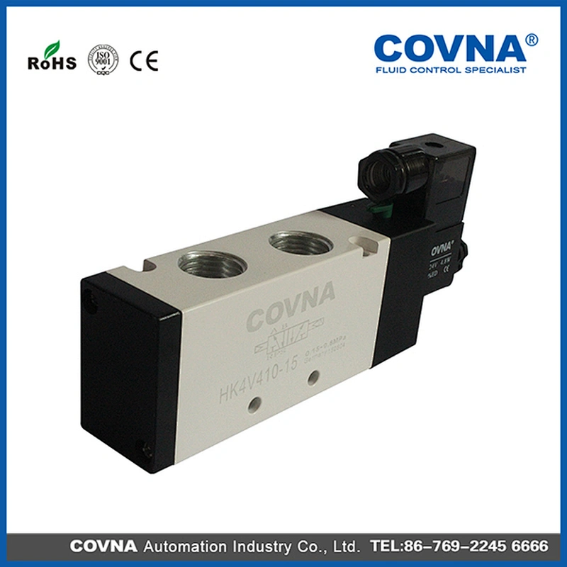 Solenoid Valve, 24V 1.0W 0.1-1 Mpa 1/8 Inch Solenoid Powered Air Valve
