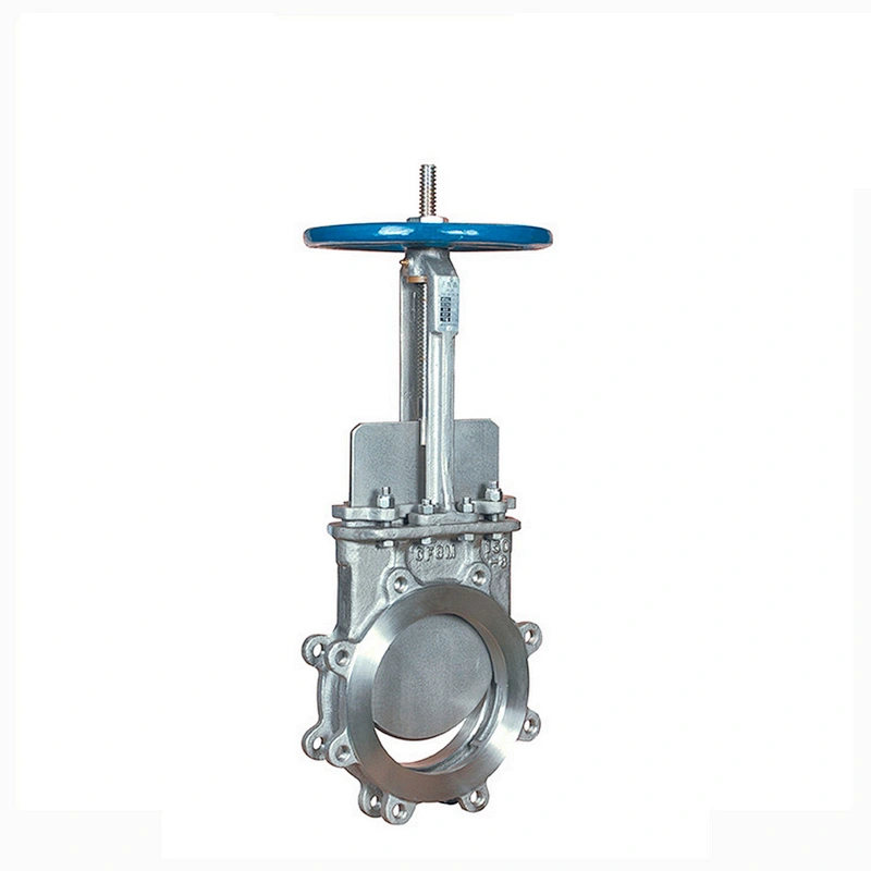 COVNA 4 inch Water Stainless Steel Wheel Handle Knife Gate Valve