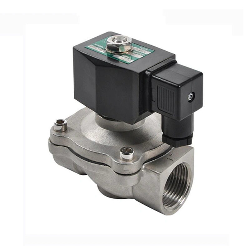 Normally Closed 1/2 inch DC 12V NBR Stainless Steel Water Oil Air Solenoid Valve