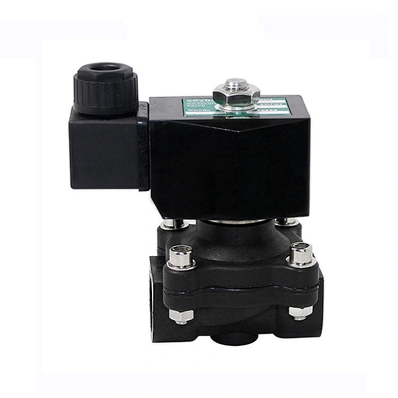 COVNA DN15 1/2 inch 2 Way 110V AC Normally Closed Plastic Water Air Electric Solenoid Valve
