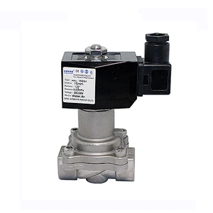 COVNA HK08  DN15 1/2 inch 2 Way 12V DC Normally Closed Stainless Steel High Temperature and high pressure Solenoid Valve