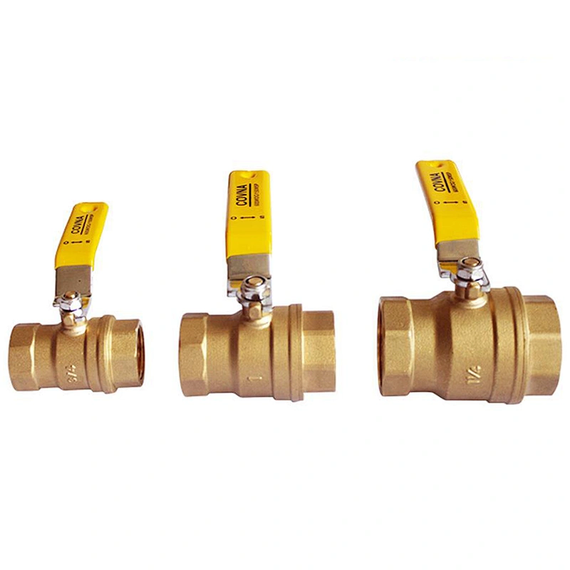 COVNA 2 inch Lockable CW617N PN40 Brass Manual Ball Valve