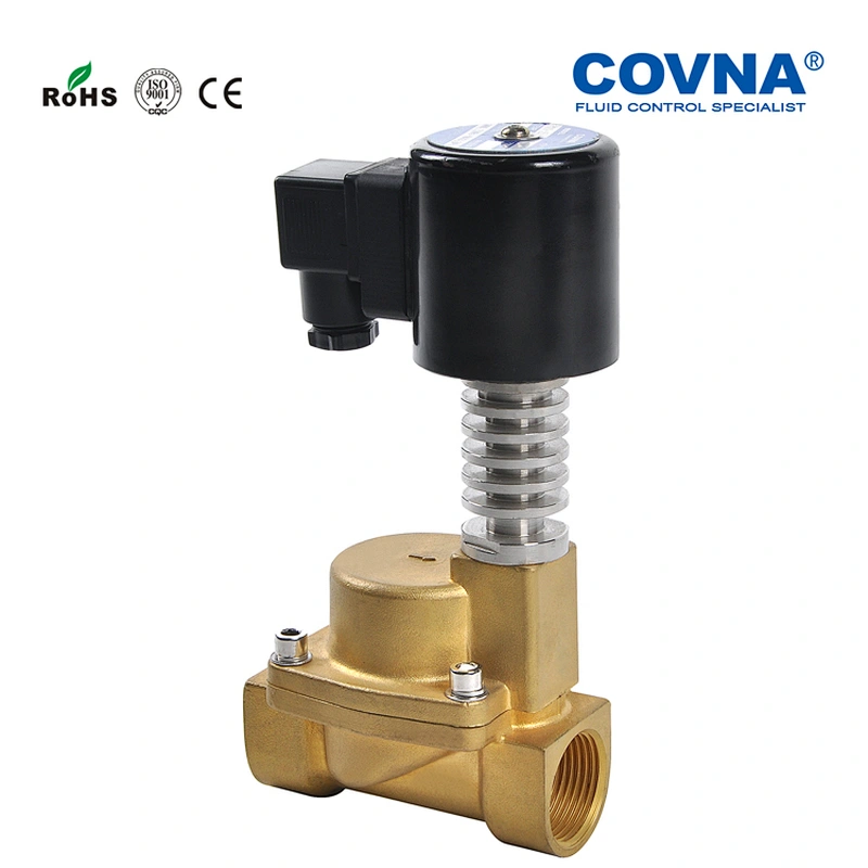 COVNA high temperature pressure relief valve natural gas solenoid valve