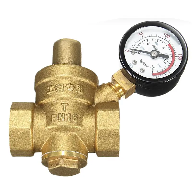 COVNA DN20 3/4 inch Lead-Free Brass Low Pressure Adjustable Water Pressure Relief Valve for RV Camper