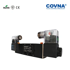 24V 5/3 way double electrical control Pneumatic solenoid valve pneumatic actuator