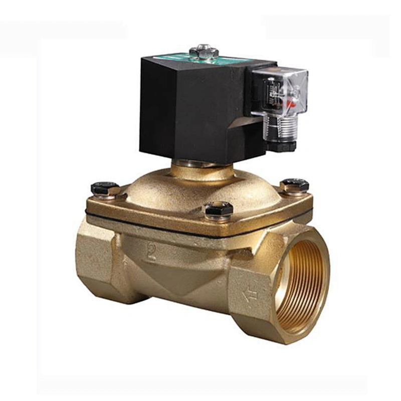 COVNA 12 Volt Brass Solenoid Valve for Gas