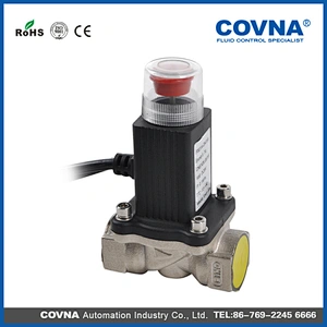 Gas Emergency Shut Off Solenoid Valves DN15 for Home Gas Detectors
