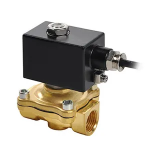 COVNA DN50 2 inch 2 Way 12VDC Normally Closed Explosion-proof Brass Water Solenoid Valve