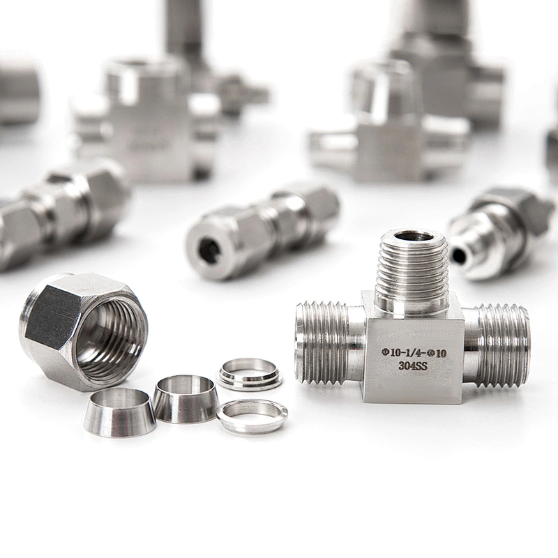 316 Stainless Steel Double Twin Ferrule Instrumentation 3/4 inch Compression Hex Cap Plug Tube Fitting