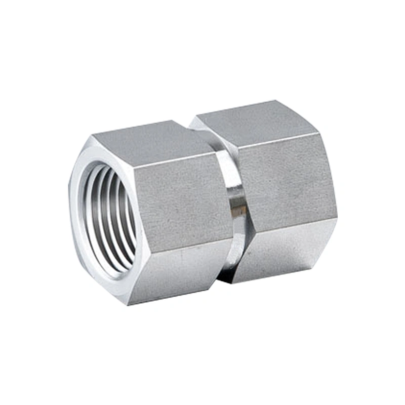 Compression Female Fitting Stainless Steel Hex Reducing Coupling Pipe Fitting