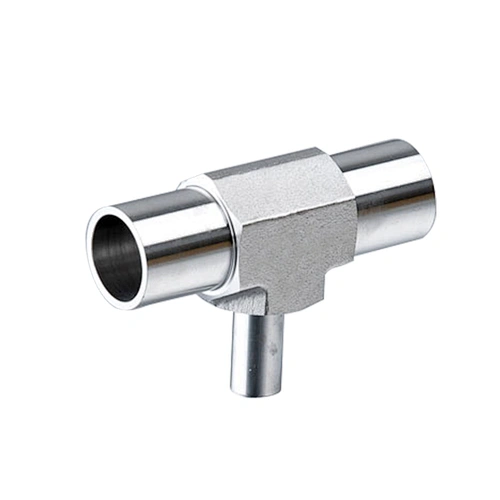 Butt Weld 304 316 Stainless Steel Reducing Tee Tube Weld Fitting