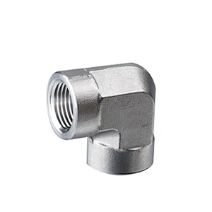 3/8 inch Instrumentation Fitting Stainless Steel 316 90 Degree Female Threaded Elbow Pipe Fitting