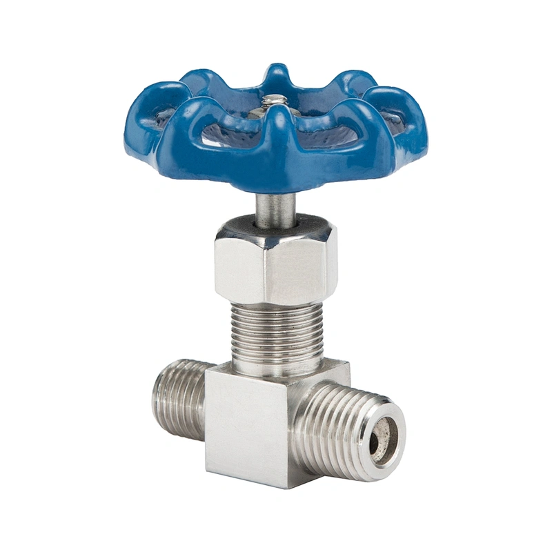 Compression 3000psi Stainless Steel Male Threaded Hydraulic Flow Control Needle Valve