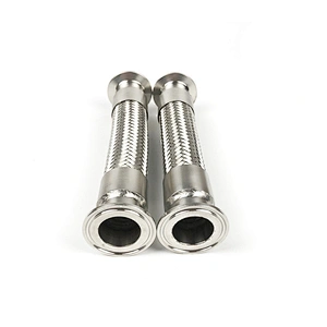 TONY Stainless Steel Braided Gas Hose Steam High Pressure Flexible Metal Hose Pipe For Pipeline