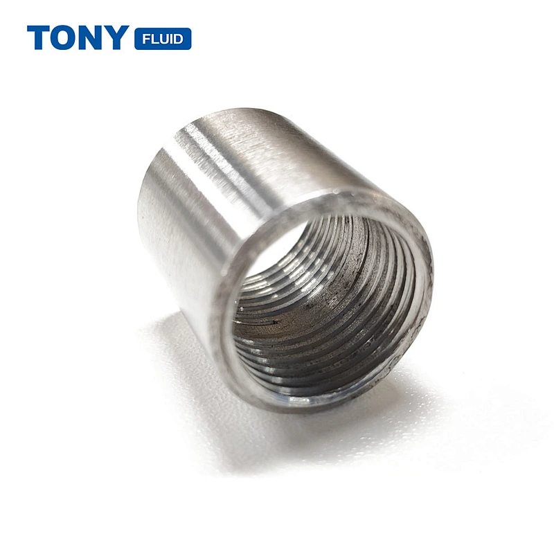 TONY Stainless Steel 304 316 Female Thread Coupling Screwed End Pipe Fitting