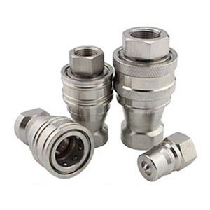 Compression stainless steel 1/4inch NPT ball lock Self Sealing Quick Coupling