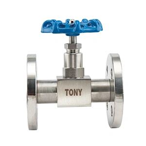 Instrumentation Flange Needle Valve High Pressure 6000PSI Temperature Stainless Steel Flanged Needle Valve