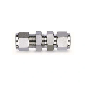High Pressure Industry Stainless Steel Union Double Ferrule Bulkhead Tube Fitting