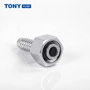 High Pressure Hydraulic Pipe Fittings Stainless Steel Steam Oil Compression Hose Adapter Fitting