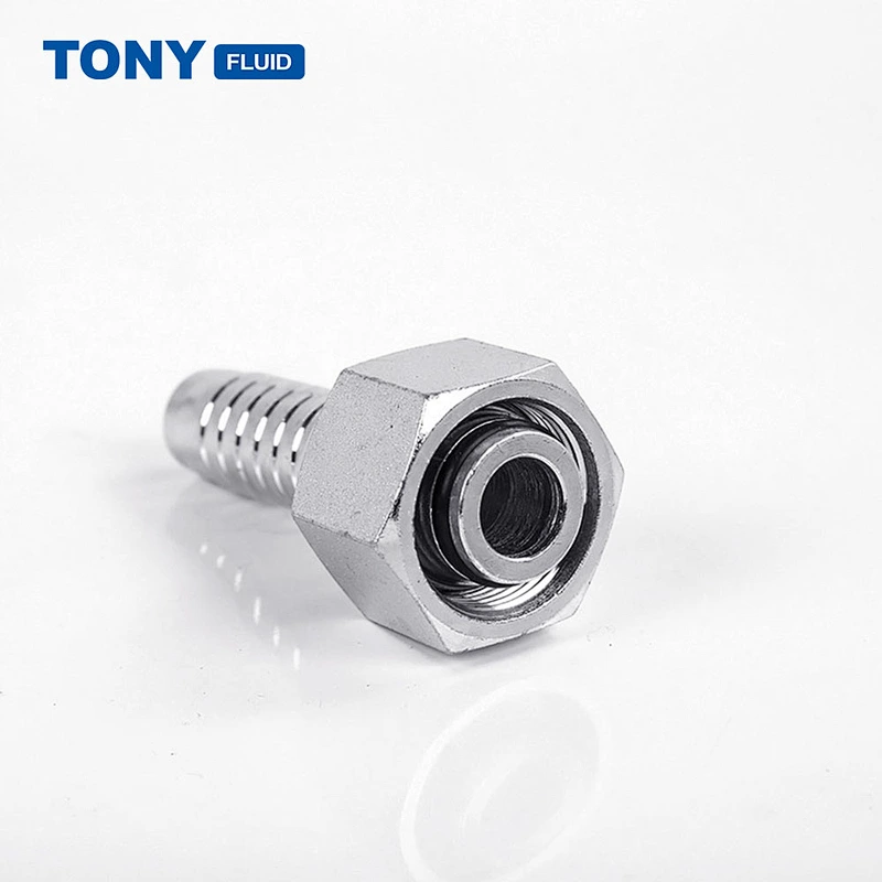 High Pressure Hydraulic Pipe Fittings Stainless Steel Steam Oil Compression Hose Adapter Fitting