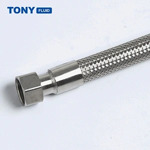 High Pressure Stainless Steel Wire Braided Flexible Metal Hose Heat Resistant Steam Hose