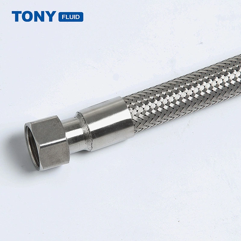 High Pressure Stainless Steel Wire Braided Flexible Metal Hose Heat Resistant Steam Hose