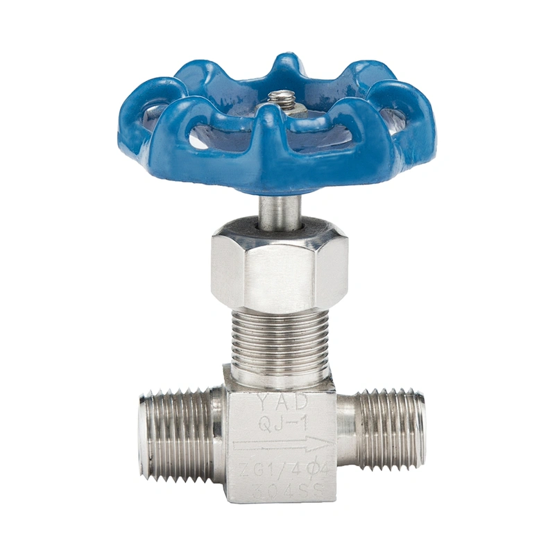 Compression 3000psi Stainless Steel Male Threaded Hydraulic Flow Control Needle Valve