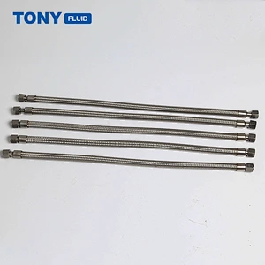 Heat Resistant Stainless Steel Braided Steam Gas Hose High Pressure Metal Flexible Hose Pipe