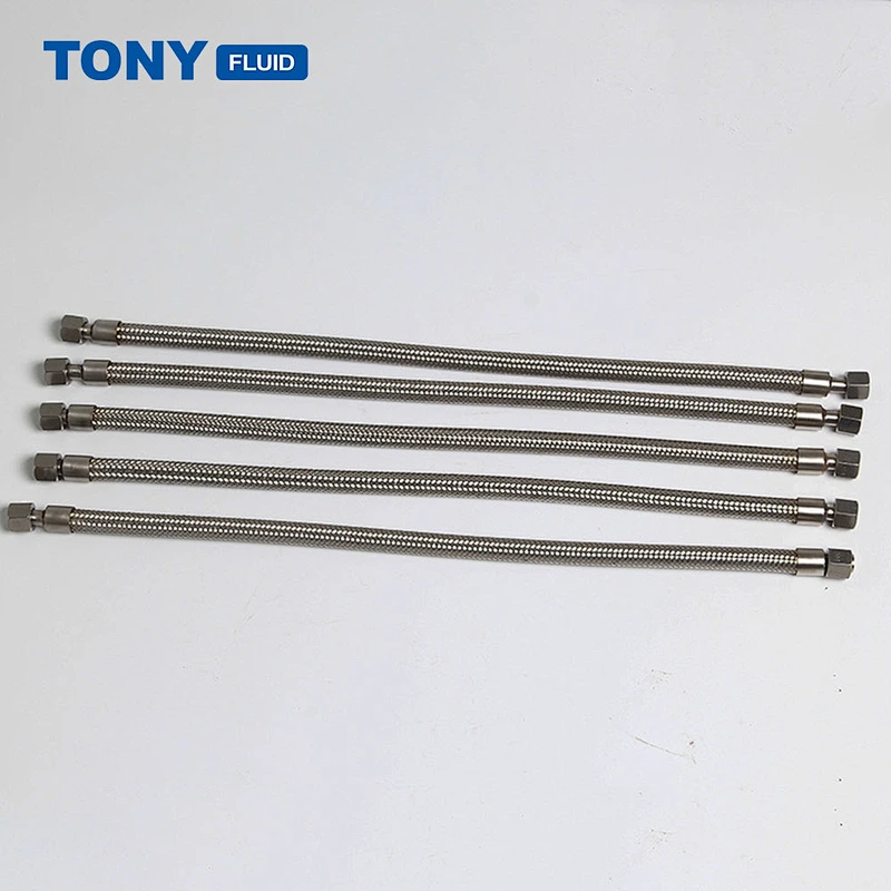 Heat Resistant Stainless Steel Braided Steam Gas Hose High Pressure Metal Flexible Hose Pipe