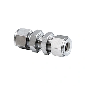 High Pressure Industry Stainless Steel Union Double Ferrule Bulkhead Tube Fitting