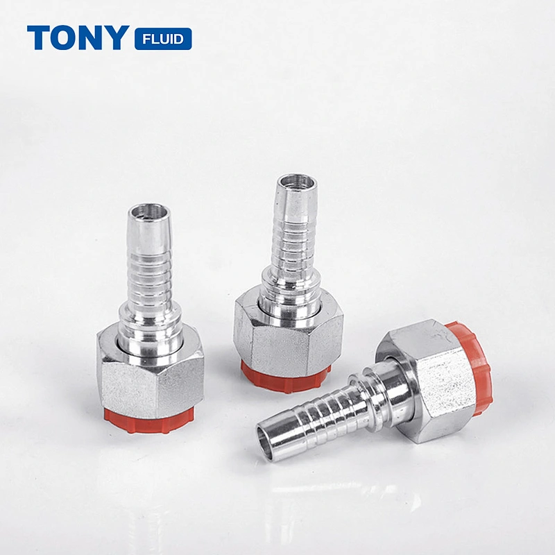 High Pressure Hydraulic Pipe Fittings Stainless Steel Steam Oil Compression Hose Adapter Fitting