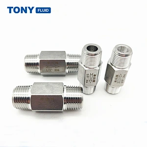 Manufacturer Straight Spring Loaded Male Threaded One Way Check Valve