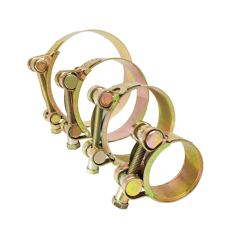 Carbon Steel Industrial Heavy Duty Hose Clamp Metal T-bolt Hose Clamp
