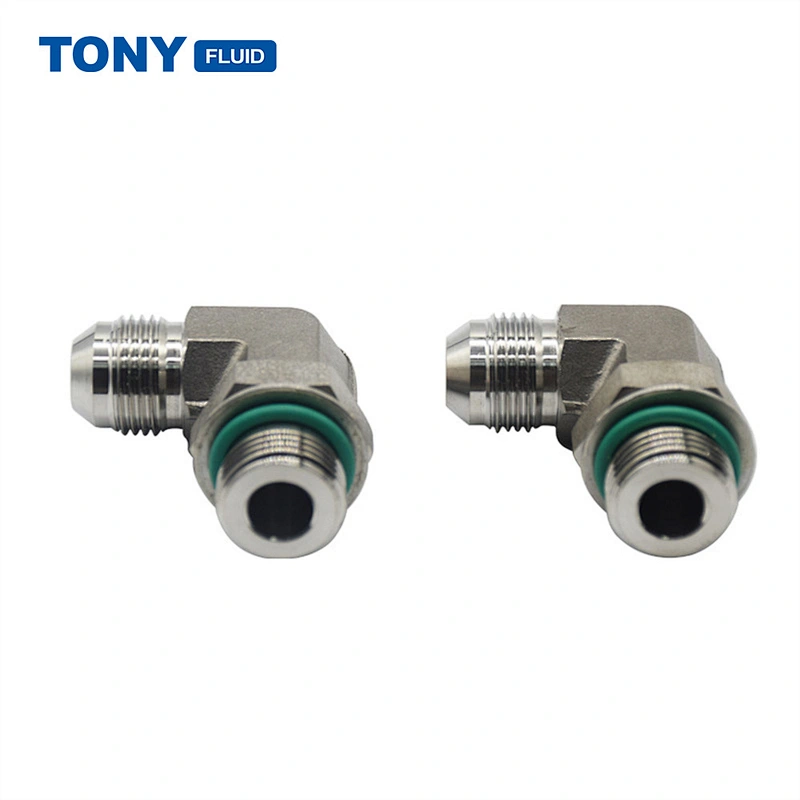China Suppliers High Pressure Steam Hydraulic Hose Fittings Elbow Male JIC Pipe Fitting