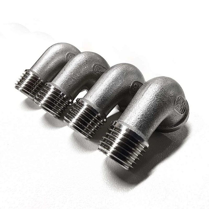 TONY Stainless Steel 316 SS316 Male to Female NPT BSP Elbow Pipe Fitting Hydraulic Threaded Fitting
