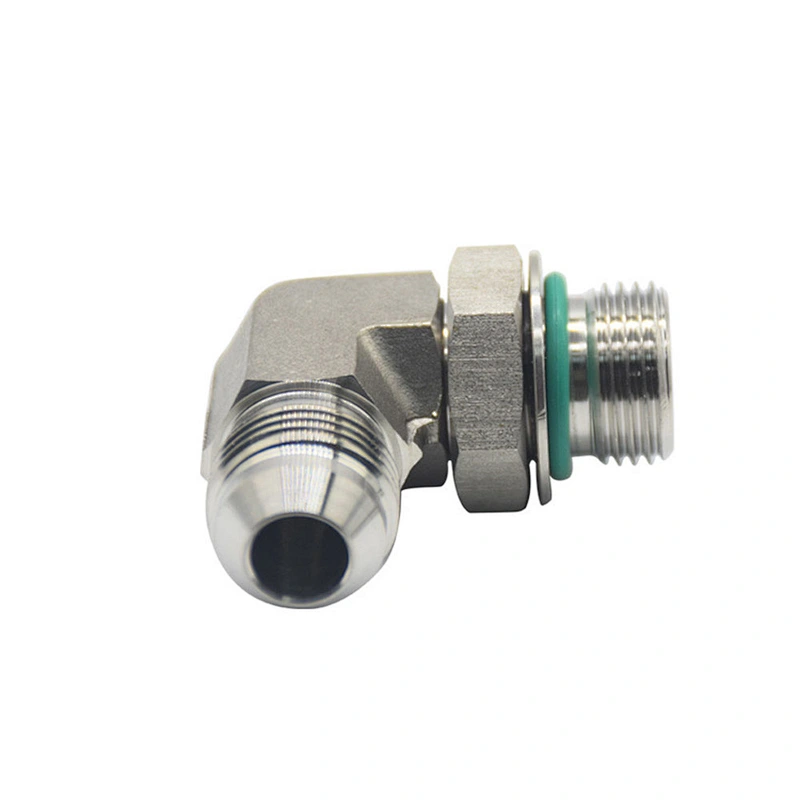China Suppliers High Pressure Steam Hydraulic Hose Fittings Elbow Male JIC Pipe Fitting